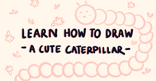 Learn How to Draw: A Cute Caterpillar!✨🐛 Fun & Easy Tutorial Series!