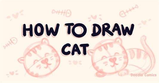 Learn How to Draw: A Cat. Fun & Easy Tutorial Series!