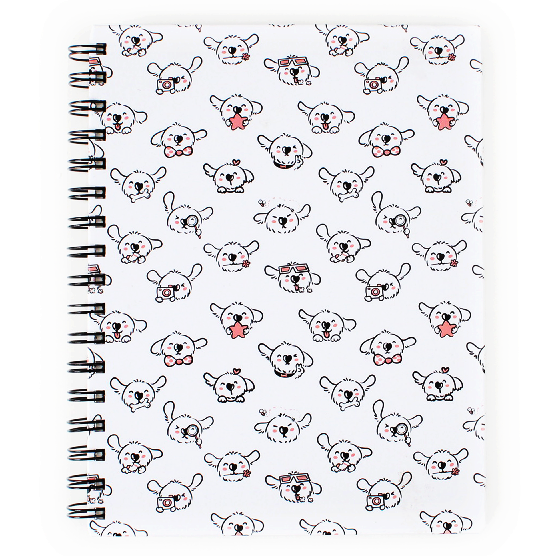 cute dog doodle  art note book