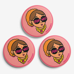 Ladki Wale Badges | Team Bride Badges | Doodle theme Perfect for Weddings, Bachelor Parties & Events | 56mm