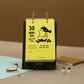 Bright yellow 2026 daily calendar with doodle illustration  perfect office gift by Doodlo Comics.