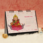 Illustrated Hindu Calendar 2026 | 12 God Avatar Calendar 2026 | Spiral Desk Calendar | Corporate Desk Calendar | Mini Calendar