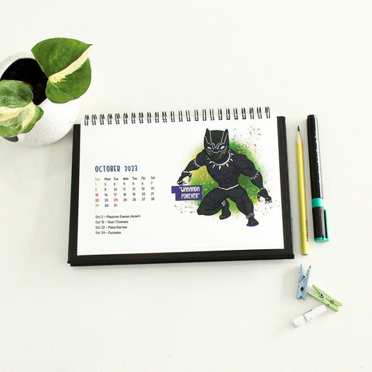 corporate desk calendar