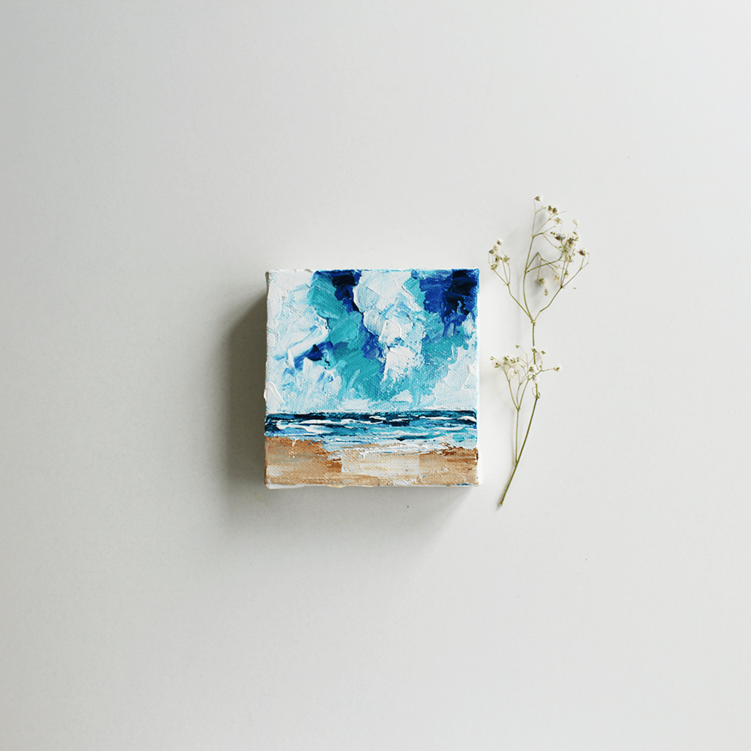 Ocean Horizon Miniature Painting