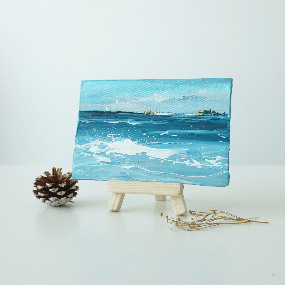 Miniature Painting with Easel Stand