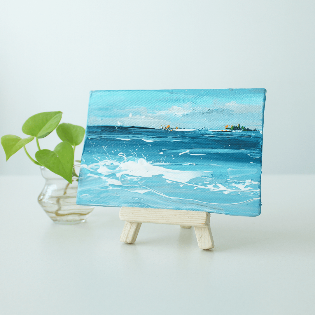 Oceanscape Wave Miniature Painting