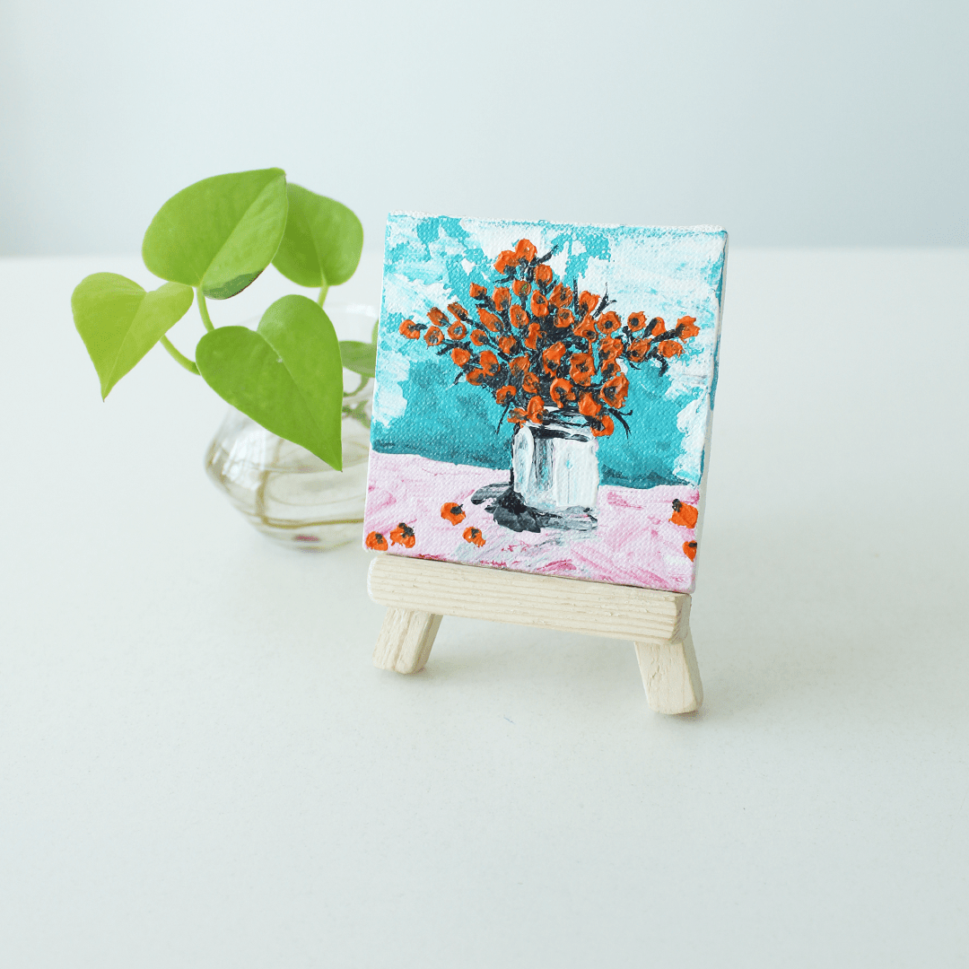 Mason Jar Miniature Painting 